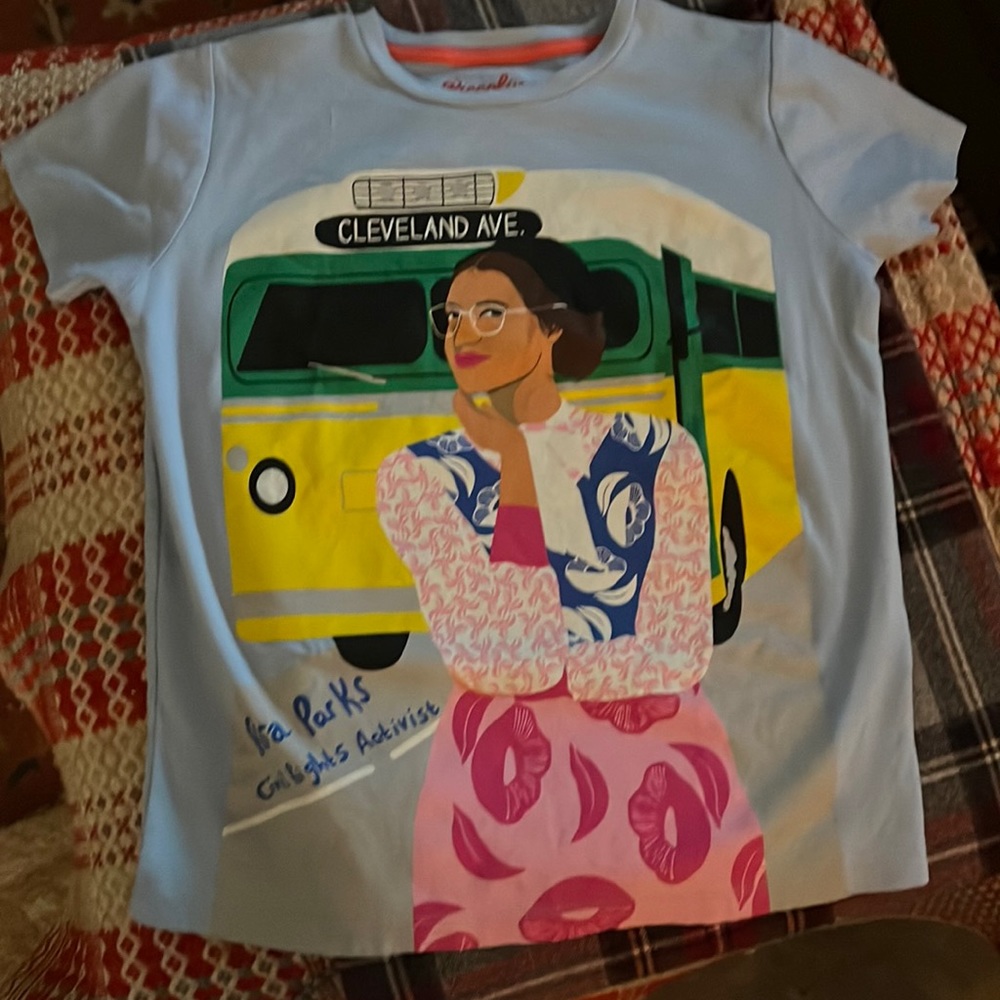 Like New Piccolina Rosa Parks short sleeve T size 8